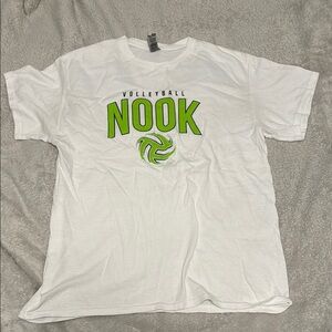 Nook White Volleyball T-Shirt